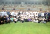 تیم فوتبال نونهالان و نوجوانان فولاد خوزستان به همراه خانواده‌هایشان با جام های قهرمانی کشور از خط تولید بازدید کردند